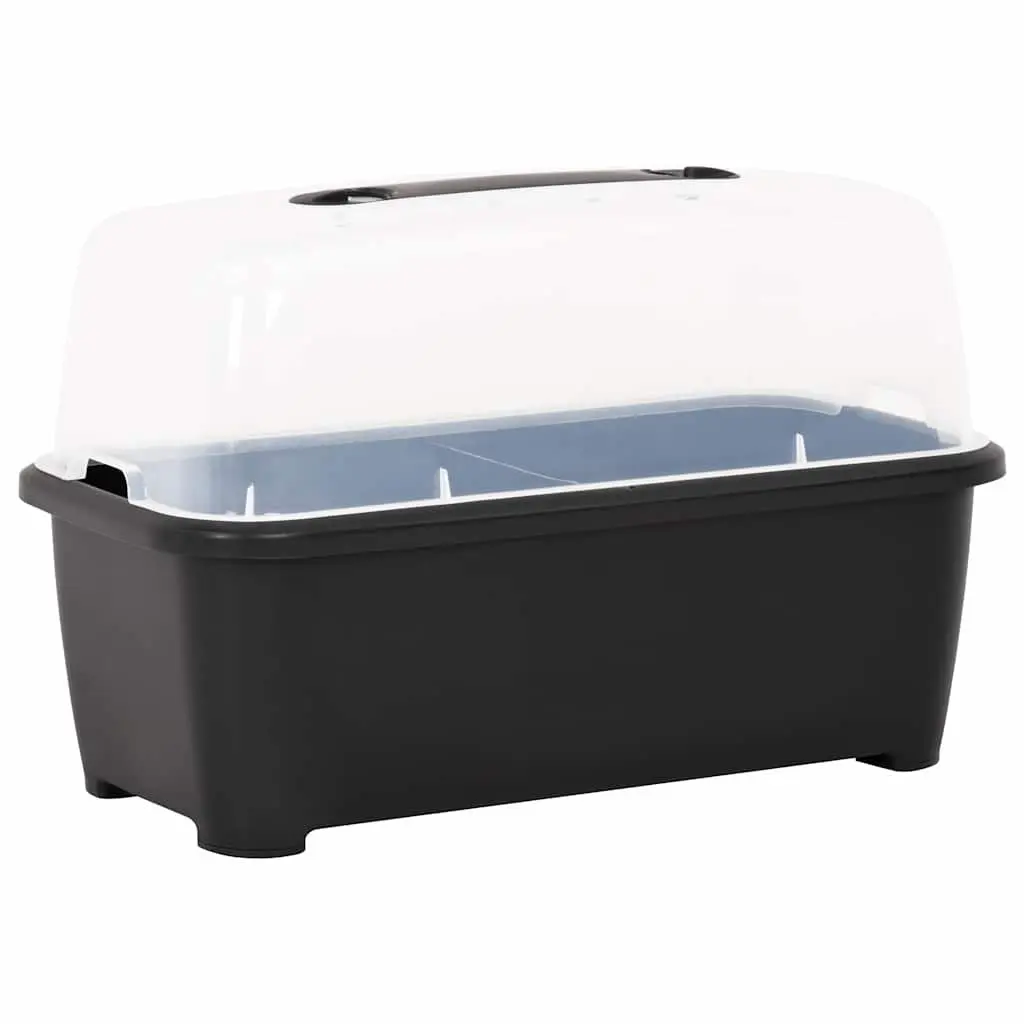 Raised Garden Bed Planter Box 77x38.7x82cm Anthracite Indoor Outdoor