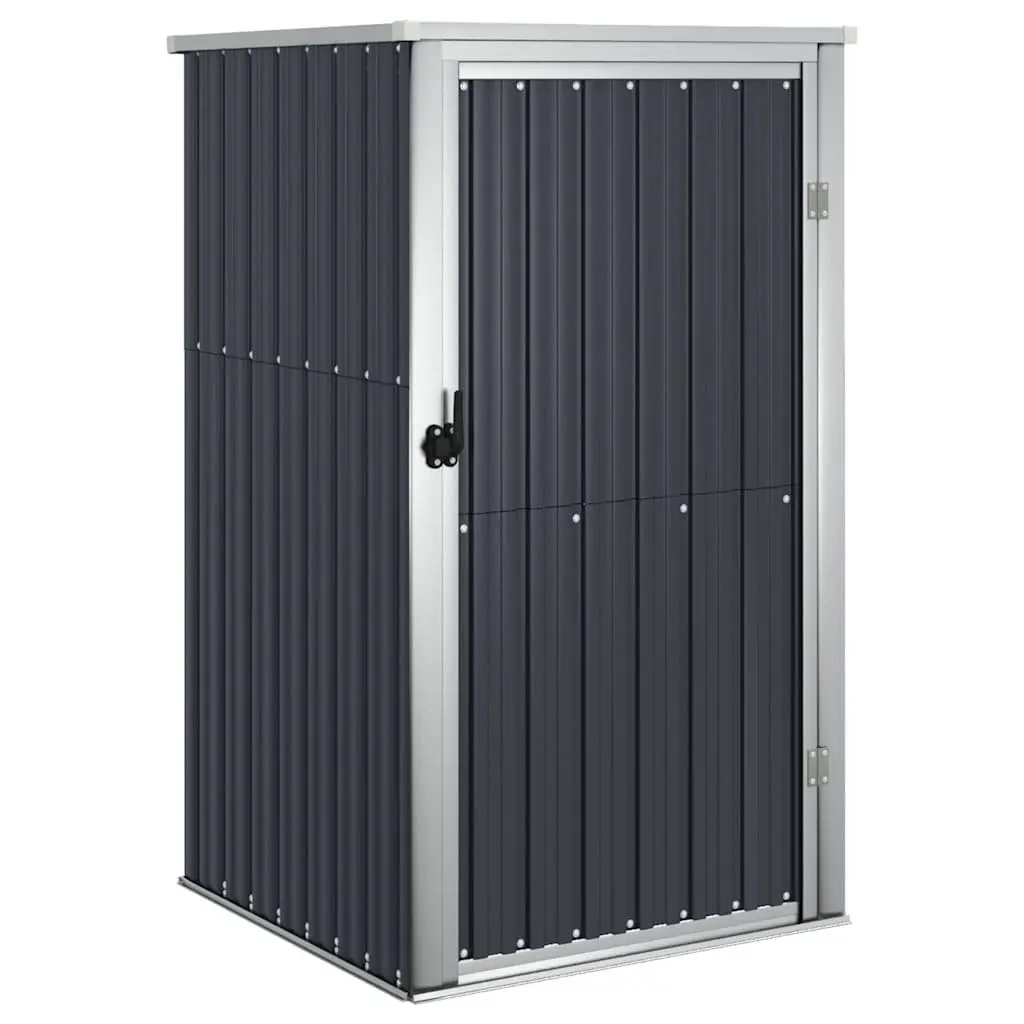 Garden Metal Storage Shed Outdoor Tool Equipment 88x89x161cm Anthracite