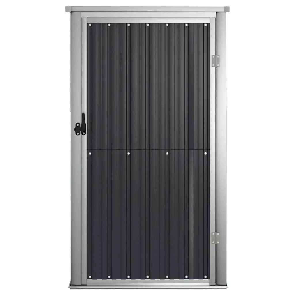 Garden Metal Storage Shed Outdoor Tool Equipment 88x89x161cm Anthracite