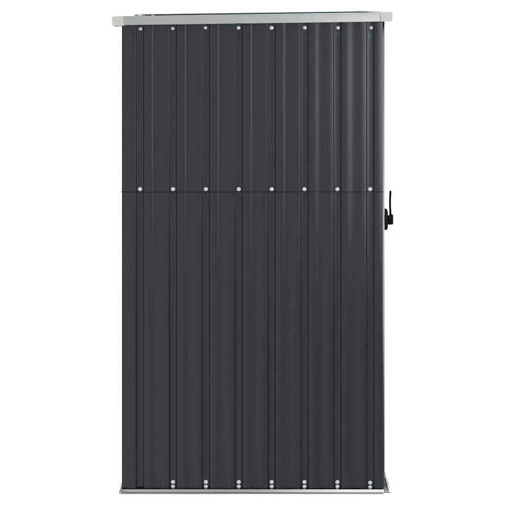 Garden Metal Storage Shed Outdoor Tool Equipment 88x89x161cm Anthracite