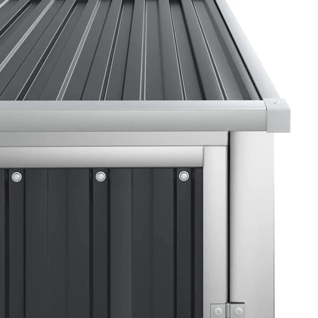 Garden Metal Storage Shed Outdoor Tool Equipment 88x89x161cm Anthracite