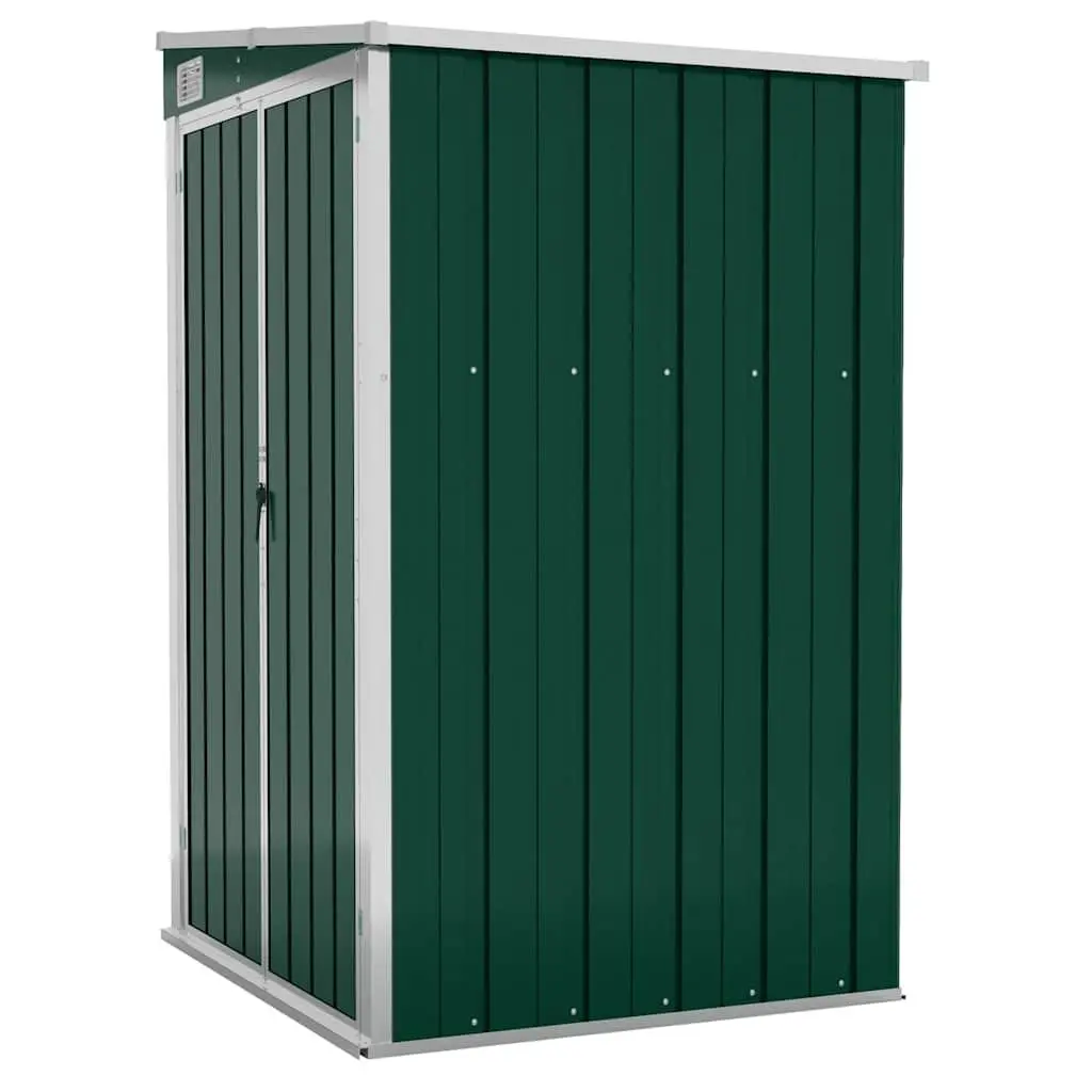 Garden Shed Outdoor Storage Wall-mounted 118x100x178cm Green