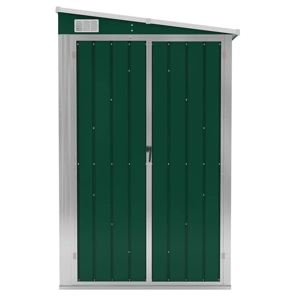 Garden Shed Outdoor Storage Wall-mounted 118x100x178cm Green