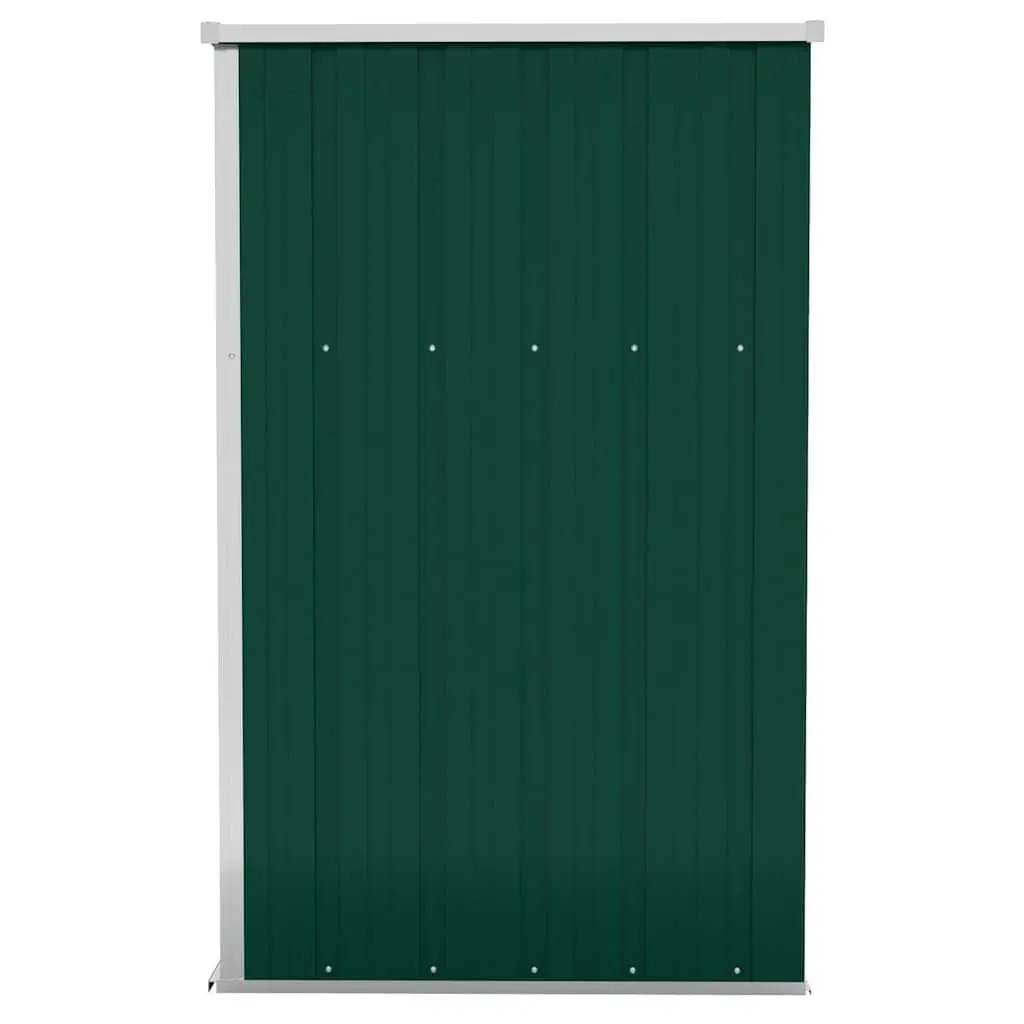Garden Shed Outdoor Storage Wall-mounted 118x100x178cm Green