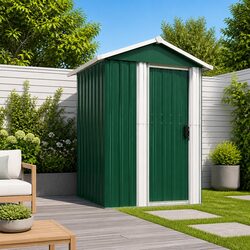 Reliable Green Garden Shed 126x97.5x177cm for Your Home