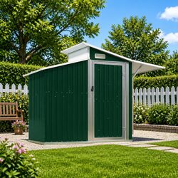 Reliable and Value-Driven Green Garden Shed 270x130x208.5cm