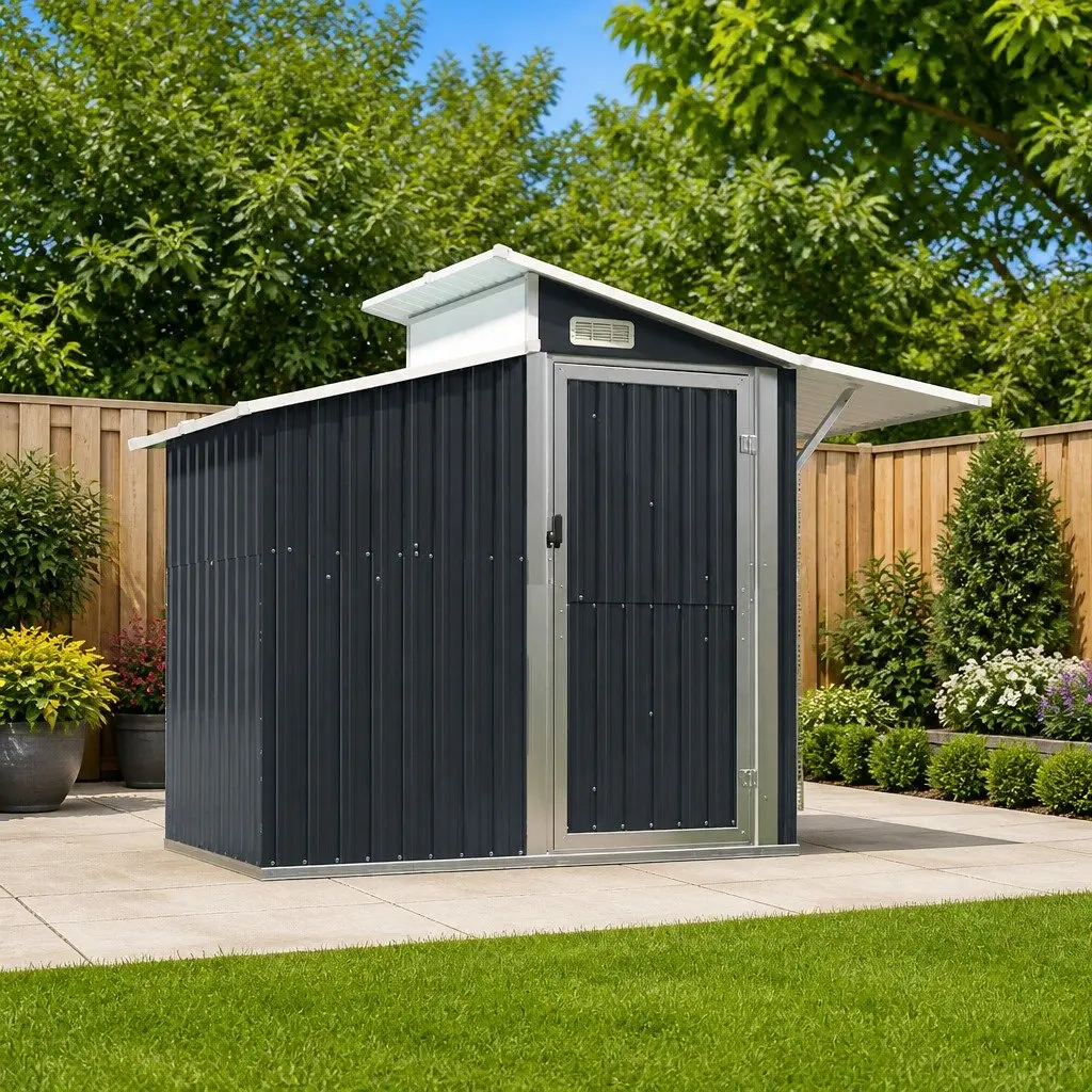 Anthracite Garden Shed