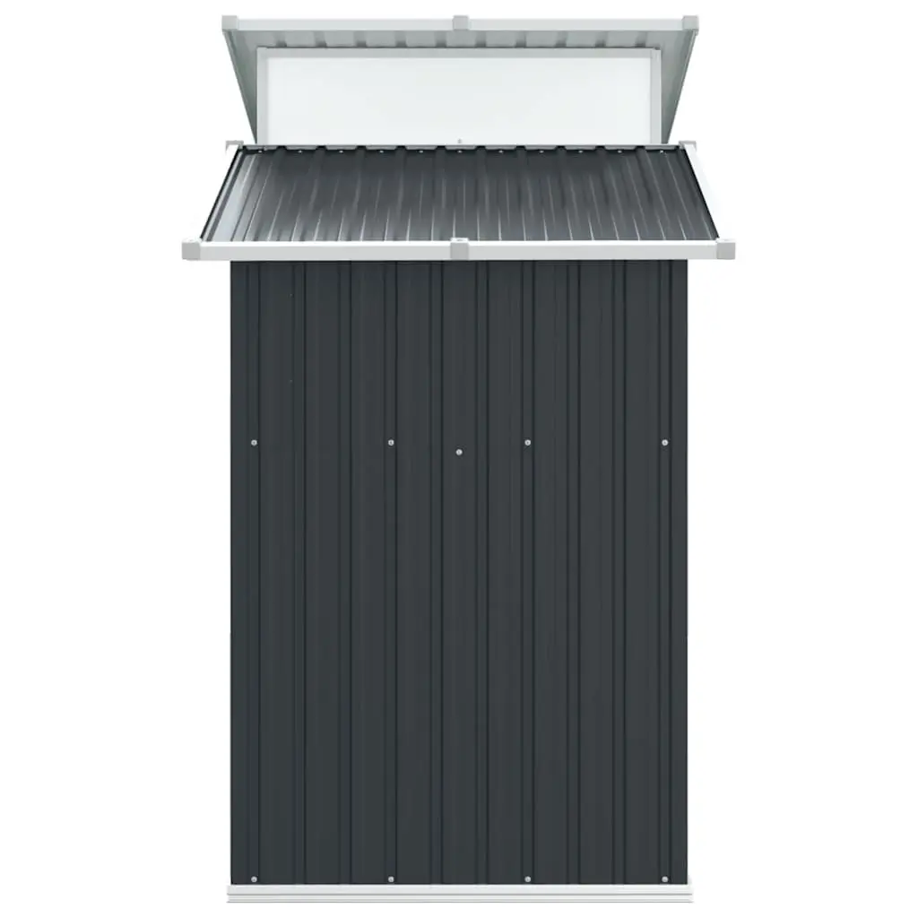 Garden Shed Outdoor Storage Tool House Galvanised Steel Anthracite 270 x 130 x 208.5 cm