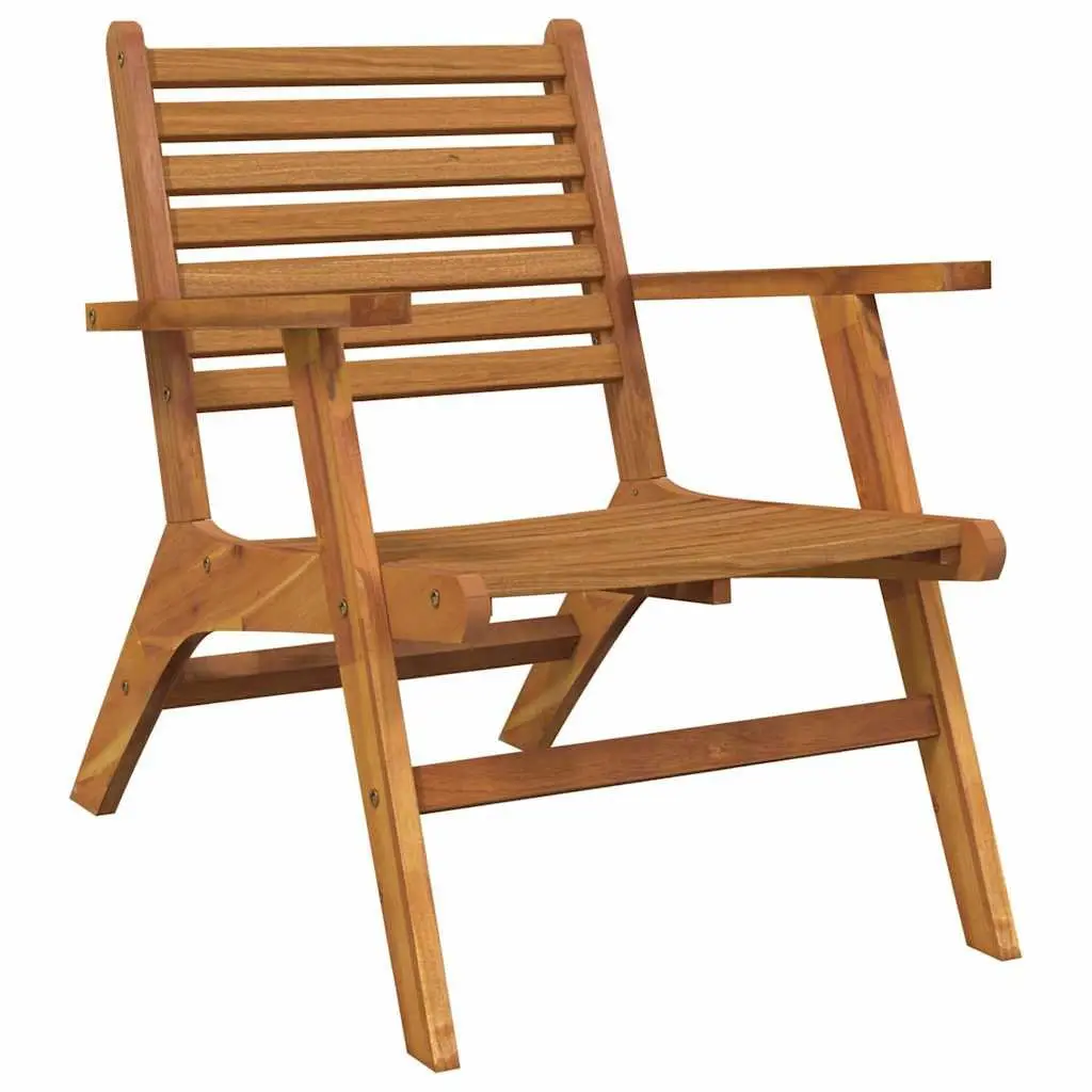 Outdoor Bistro Set of Solid Acacia Wood