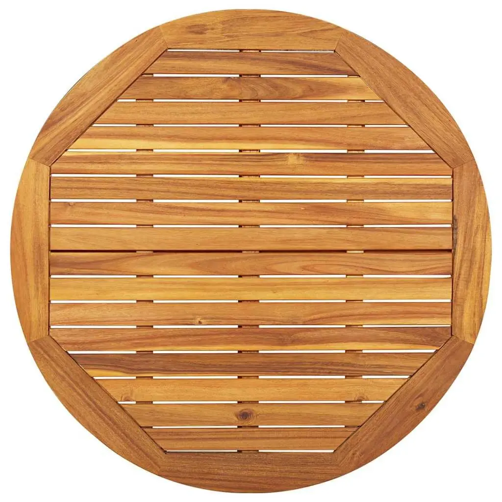 Solid Wood Acacia Garden Table Outdoor Dining 85x85x75 cm Brown Square