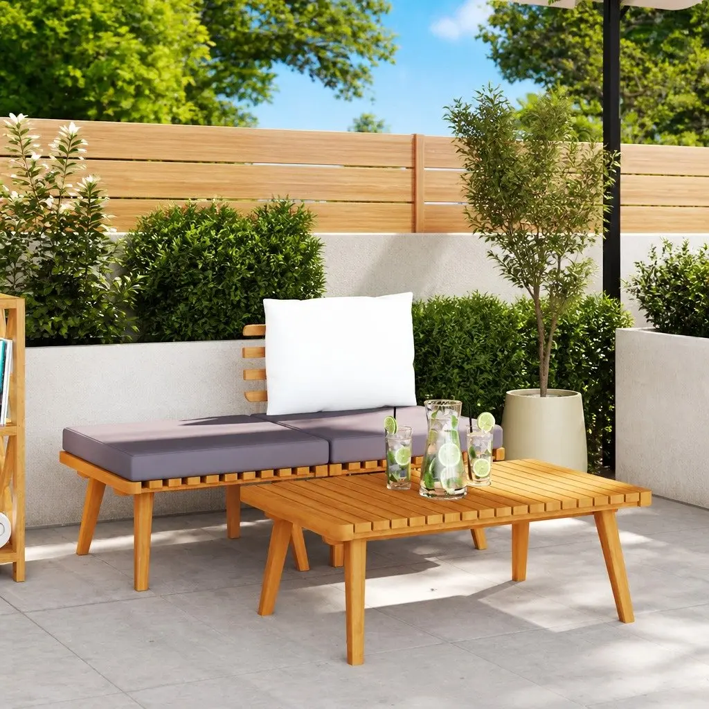 3 Piece Lounge Set with Cushions