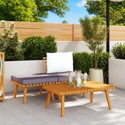 Practical and Durable 3 Piece Lounge Set with Cushions