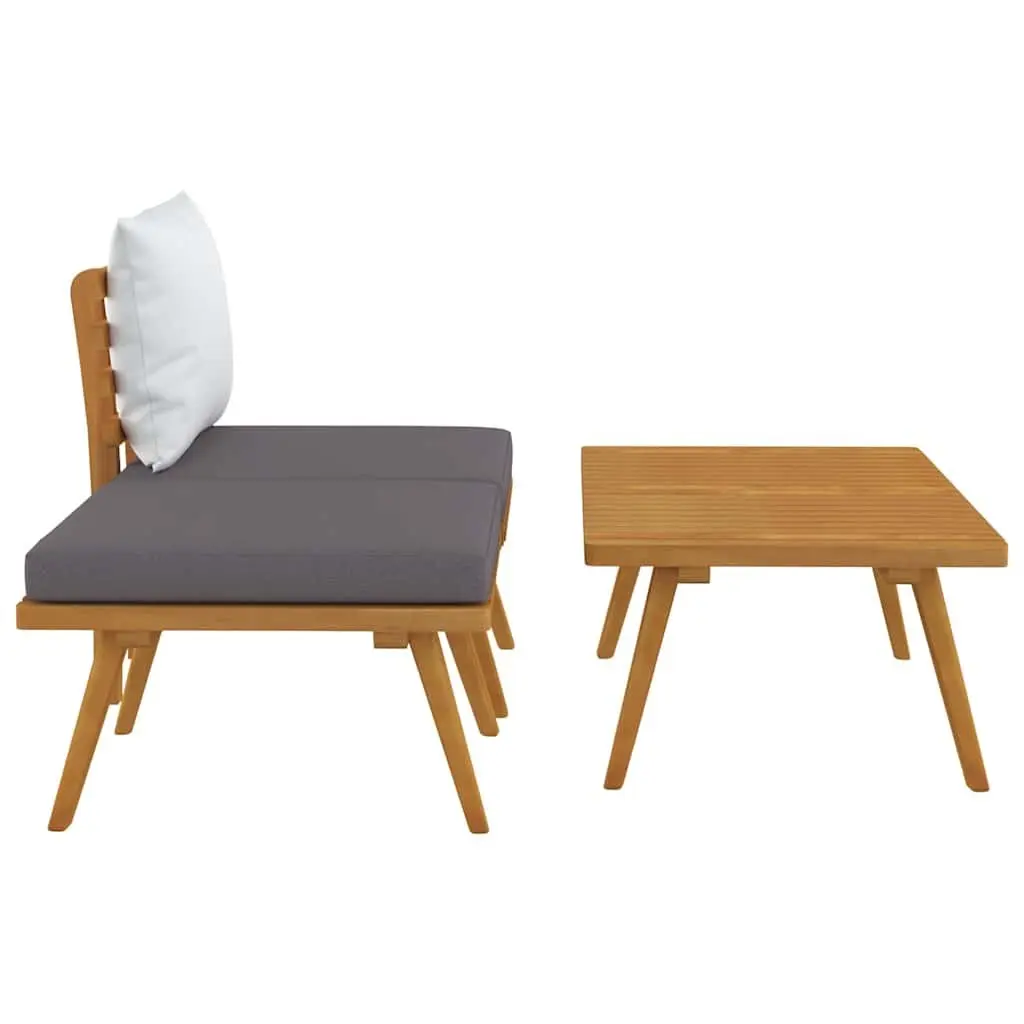 3 Piece Lounge Set with Cushions