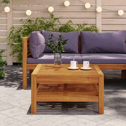 Value-Driven Brown Outdoor Coffee Table 65x65x35cm