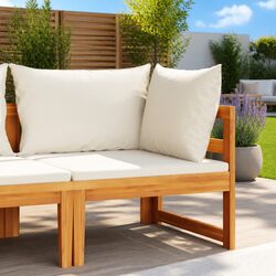 Quality Outdoor Corner Sofa with Comfortable Cushions