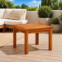Reliable Acacia Wood Coffee Table - Ideal for Outdoor Use