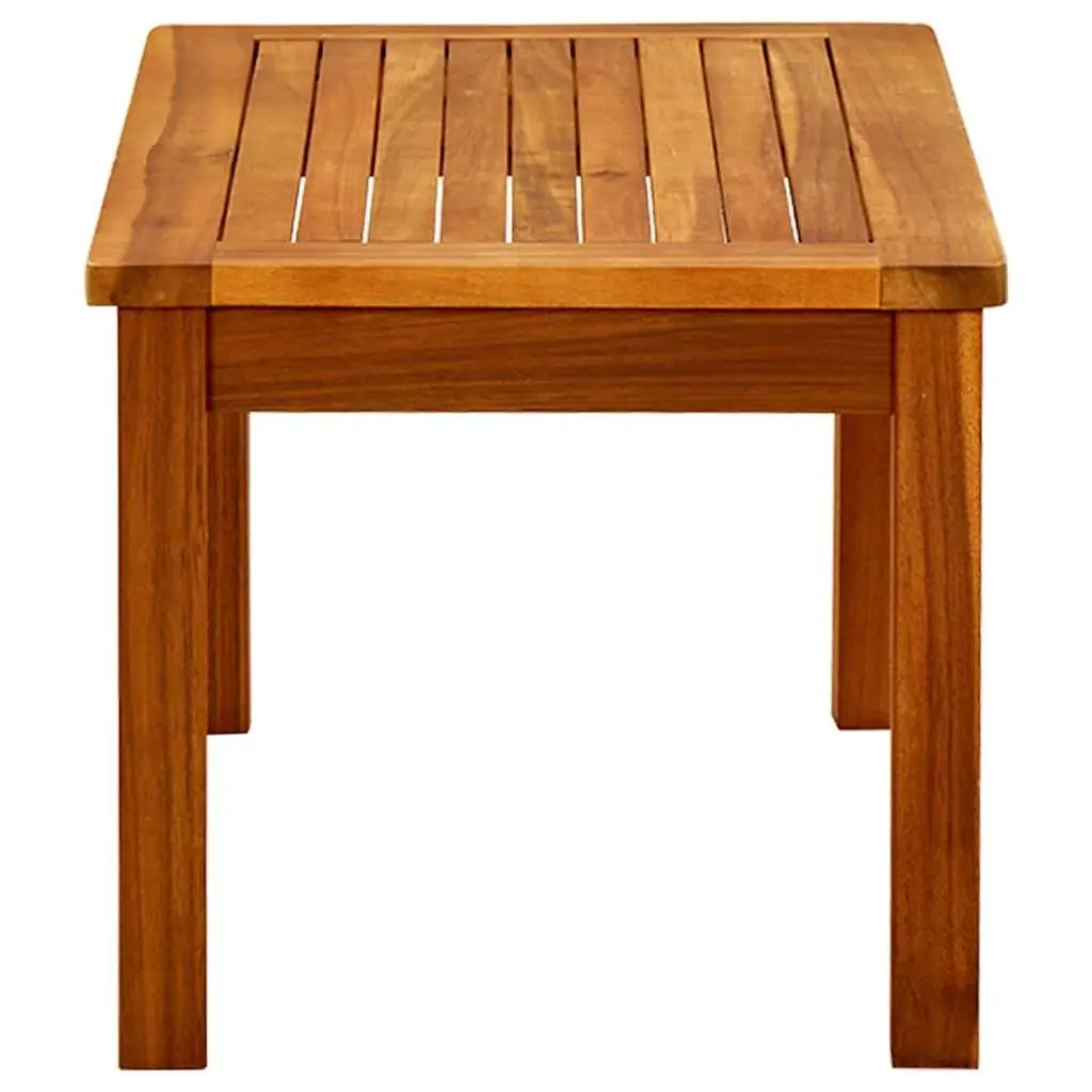Solid Acacia Outdoor Coffee Table, 70x40x36 cm