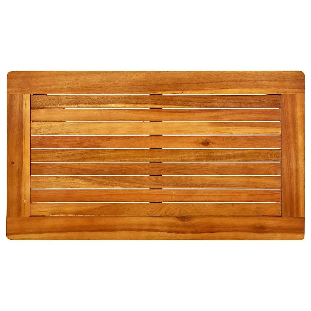 Solid Acacia Outdoor Coffee Table, 70x40x36 cm