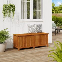 Practical Outdoor Wooden Storage Box 150x50x58 cm