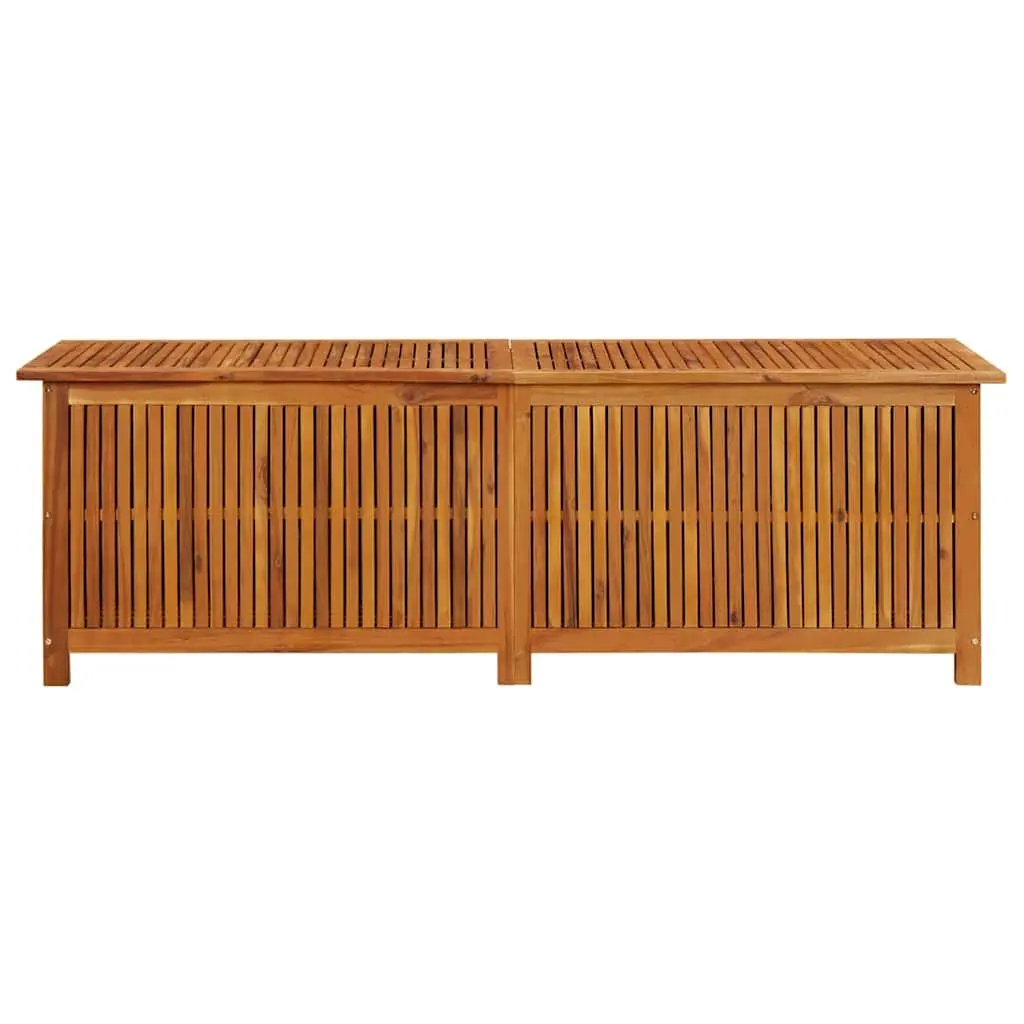 Garden Storage Box Outdoor Furniture 175x50x58 cm Solid Wood Brown