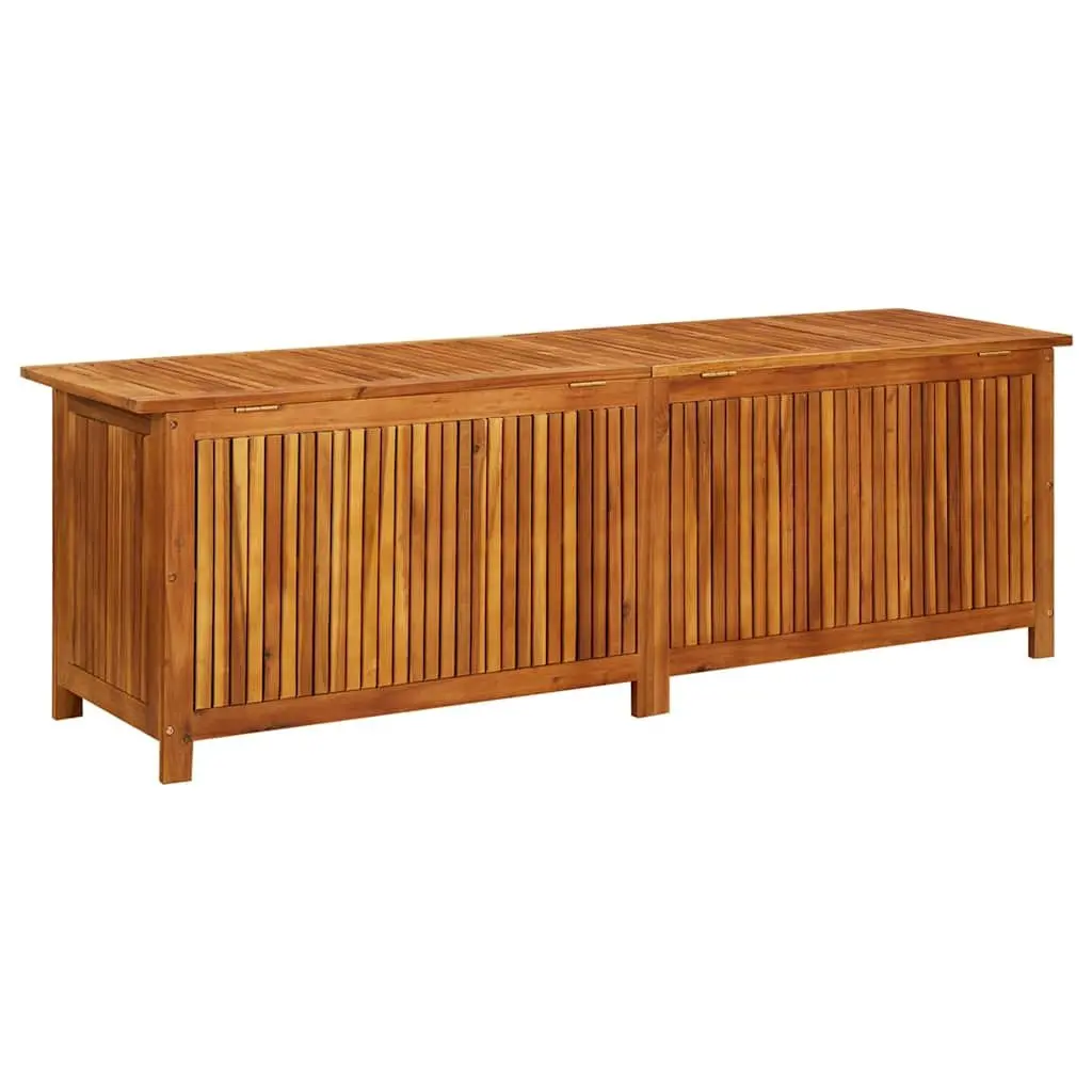 Garden Storage Box Outdoor Furniture 175x50x58 cm Solid Wood Brown