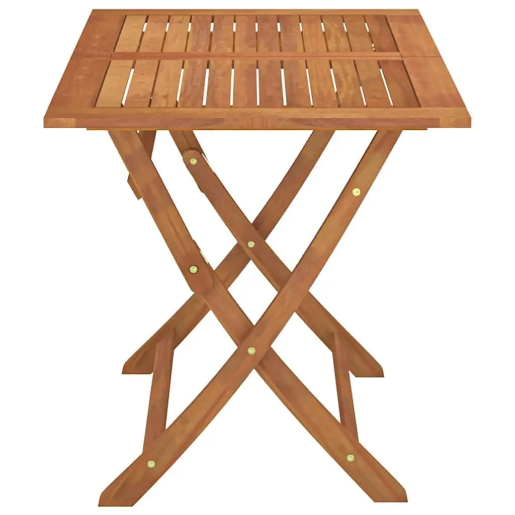 Folding Garden Dining Table in Eucalyptus Wood