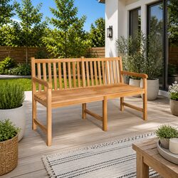 Reliable and Stylish 150cm Teak Garden Bench