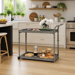 Reliable Grey Bar Cart for Your Home Needs