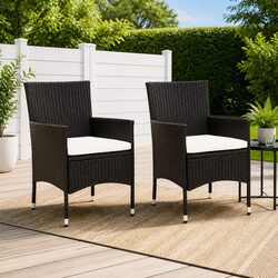 Comfortable Outdoor Chairs Set with Cushions for Value