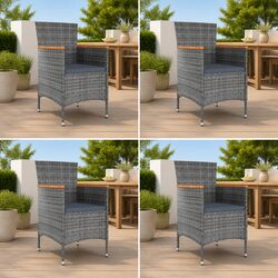 Comfortable and Versatile Outdoor Dining Chairs Set of 4