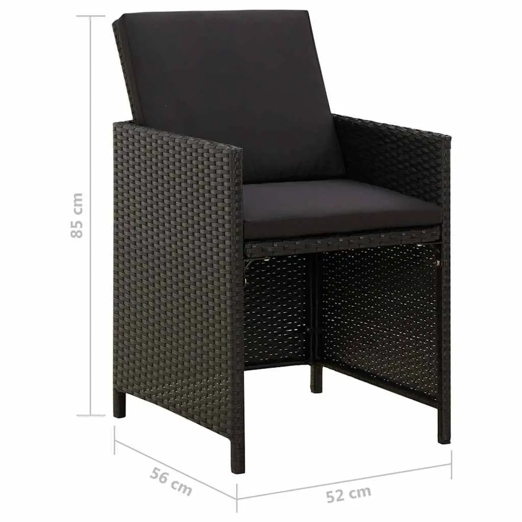 4-Piece Outdoor Garden Chairs Set