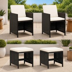 Comfortable and Valuable 4 Piece Outdoor Furniture Set