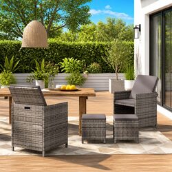 Value-Driven 4-Piece Outdoor Chair and Stool Set