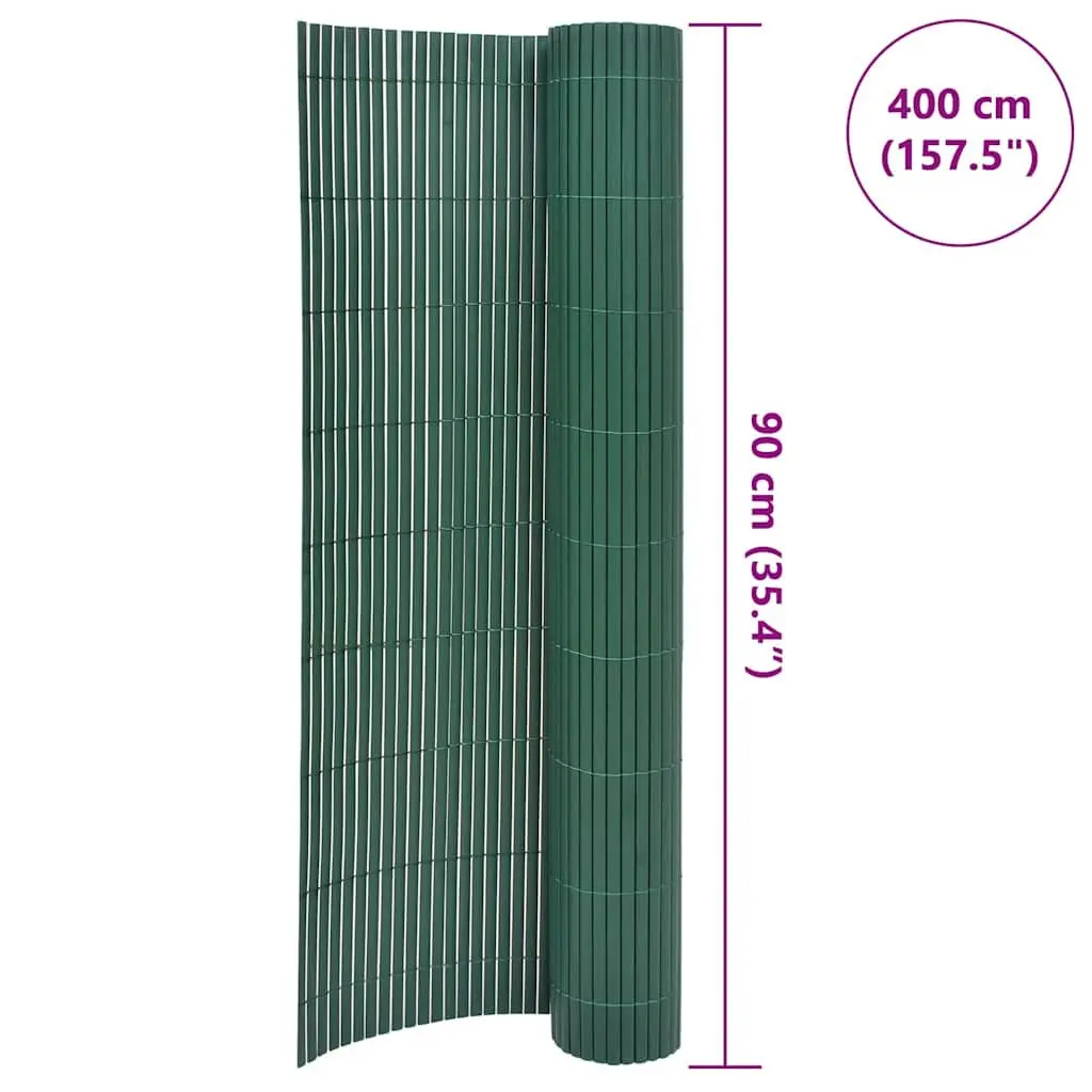 Garden Fence Panel Decorative Barrier 90x400cm Green Outdoor