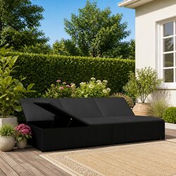 Comfortable Convertible Sun Bed Sofa for Outdoor Use