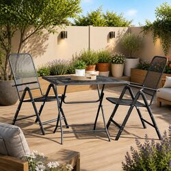 Reliable Outdoor Garden Table 80x80x72cm in Anthracite