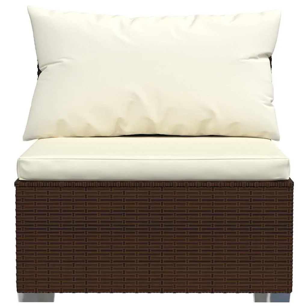 Brown Modular Sofa for Lasting Outdoor Use