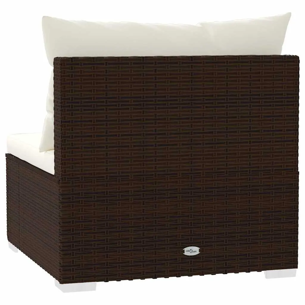 Brown Modular Sofa for Lasting Outdoor Use