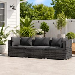 Comfortable 3-Seater Outdoor Sofa with Value
