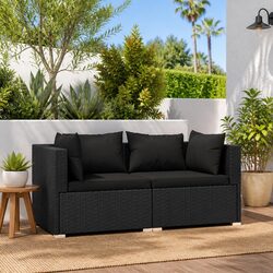 Warm and Comfortable 2-Seater Outdoor Sofa Set
