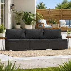 Comfortable and Reliable 3-Seater Outdoor Sofa