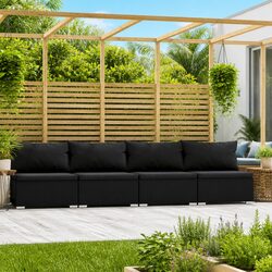 Comfortable 4-Seater Sofa: Practical and Durable Outdoor Seating