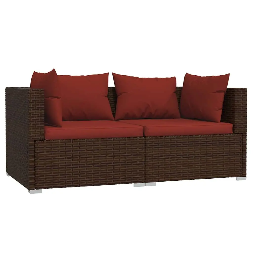 3 Piece Outdoor Sectional Sofa Set for Comfort