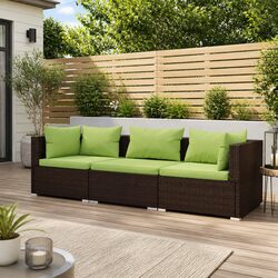 Comfortable and Affordable 3-Seater Outdoor Sofa