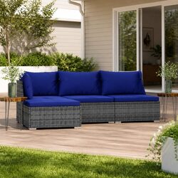 Comfortable and Practical 4 Piece Outdoor Lounge Set