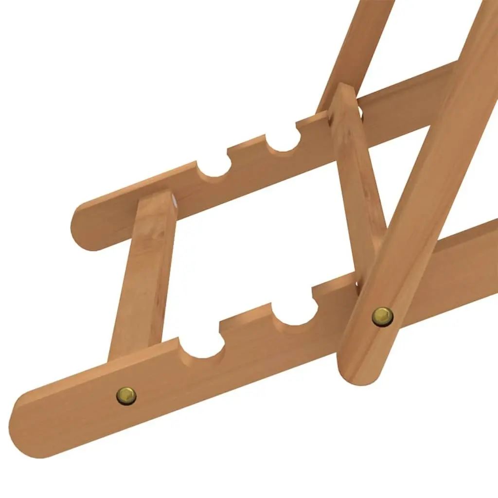 Folding Beach Chair in Solid Teak Wood