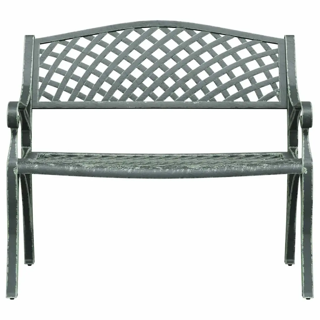 Garden Bench Outdoor Seating 102cm Weather Resistant Green