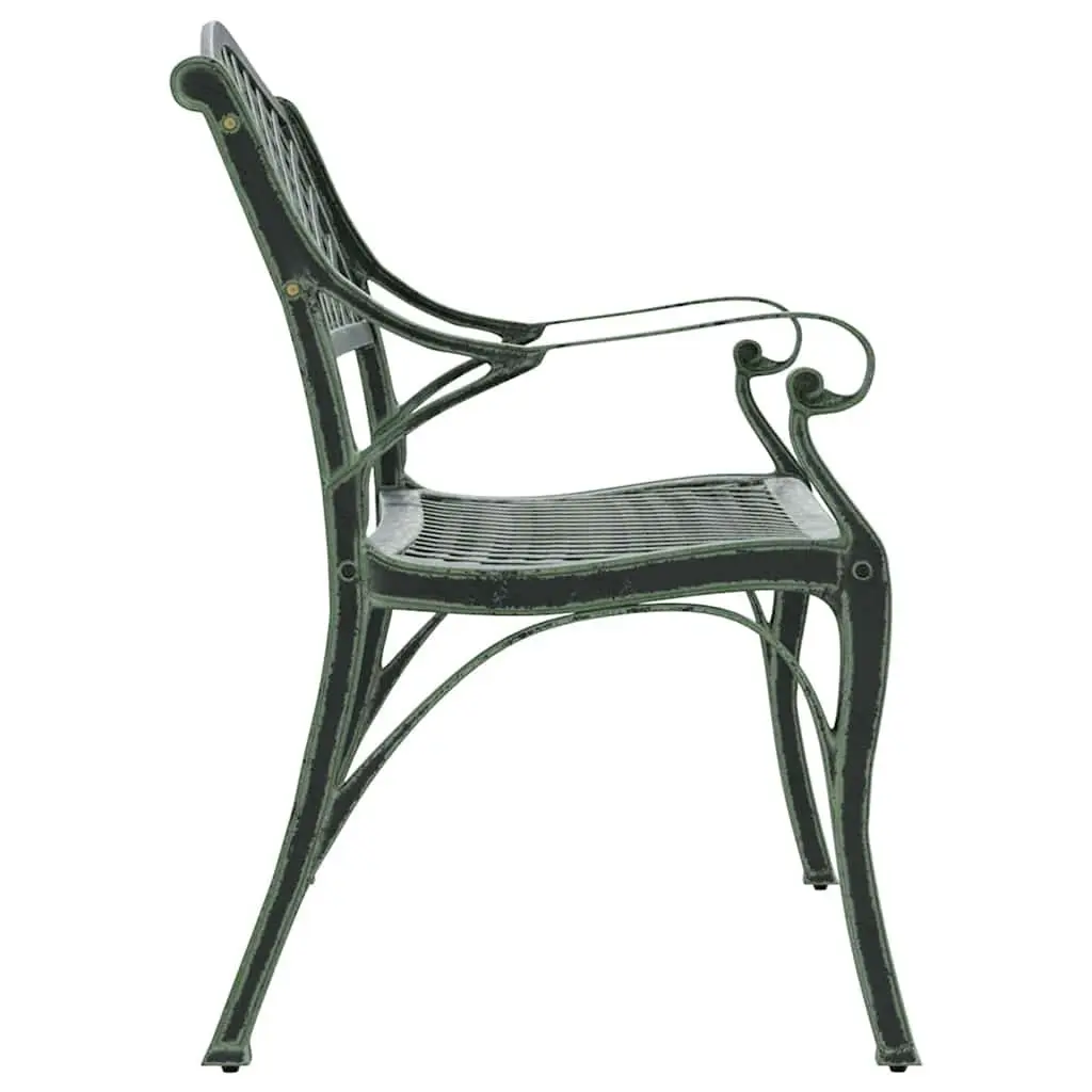 Garden Bench Outdoor Seating 102cm Weather Resistant Green