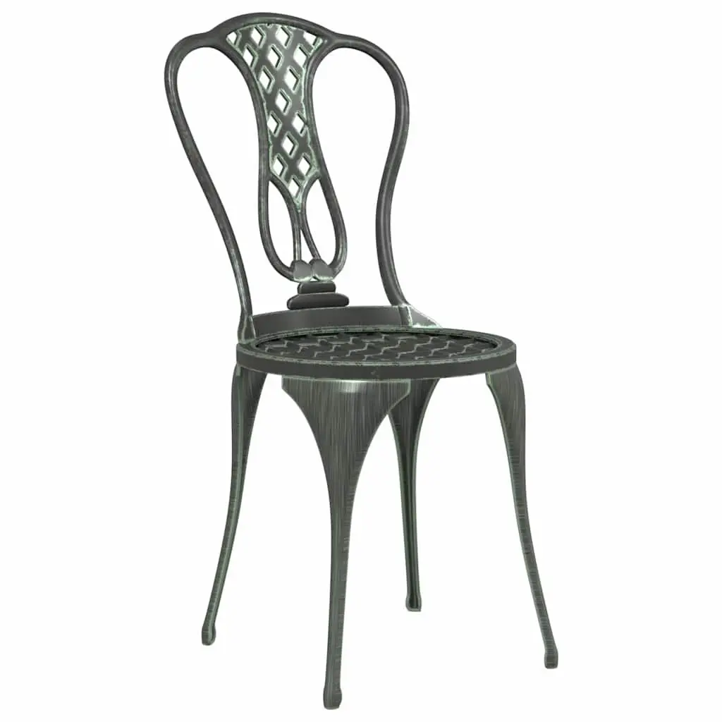 Outdoor Bistro Set with Floral Charm