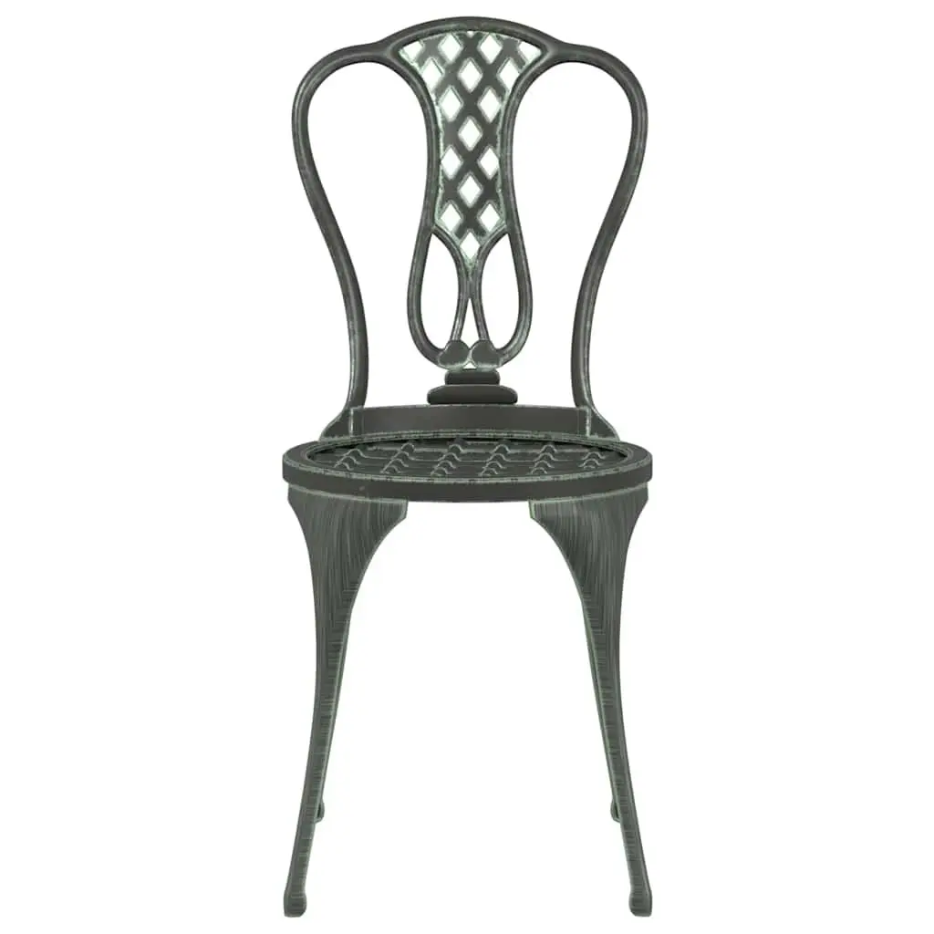 Outdoor Bistro Set with Floral Charm
